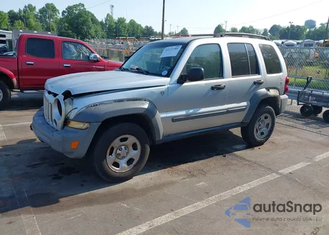 2005 Jeep Liberty Sport из США, поврежденный, VIN 1J4GL48K25W695194